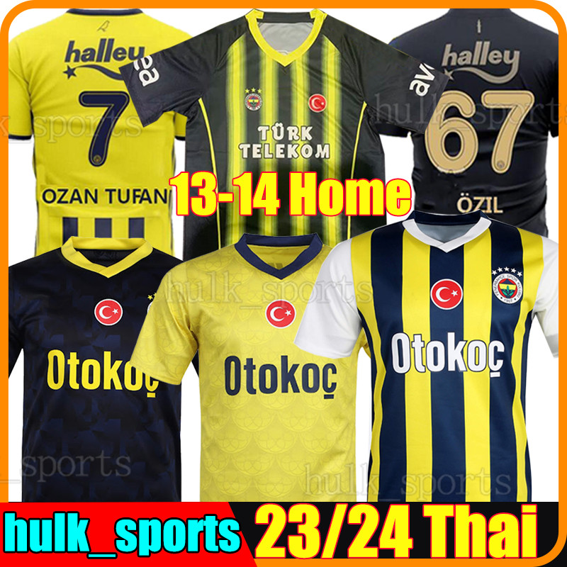 

Fenerbahce SK 2023 2024 soccer jerseys Home Away Third 23/24 Thiam PELKAS Mesut Ozil Ozan Tufan Perotti Samatta Futbol retro 2013-14 football shirt uniforms, Feineibaqie 22-23 home