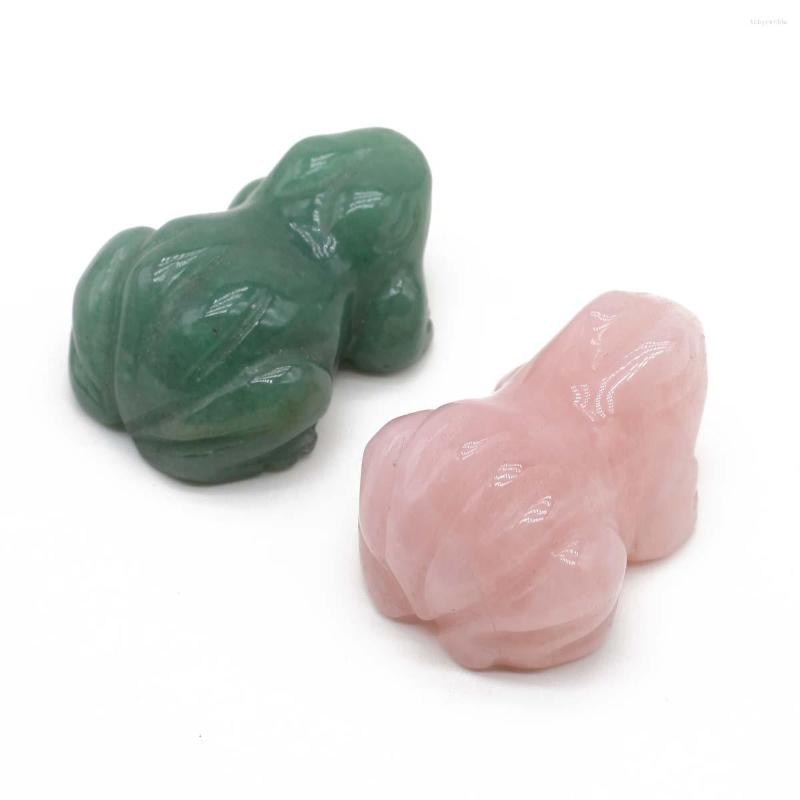 

Jewelry Pouches Mini Decoration Natural Stone Lovely Frog-Shaped Ornament For Livingroom Lucky Gift Bed-Room Garden Office Desk Ornaments