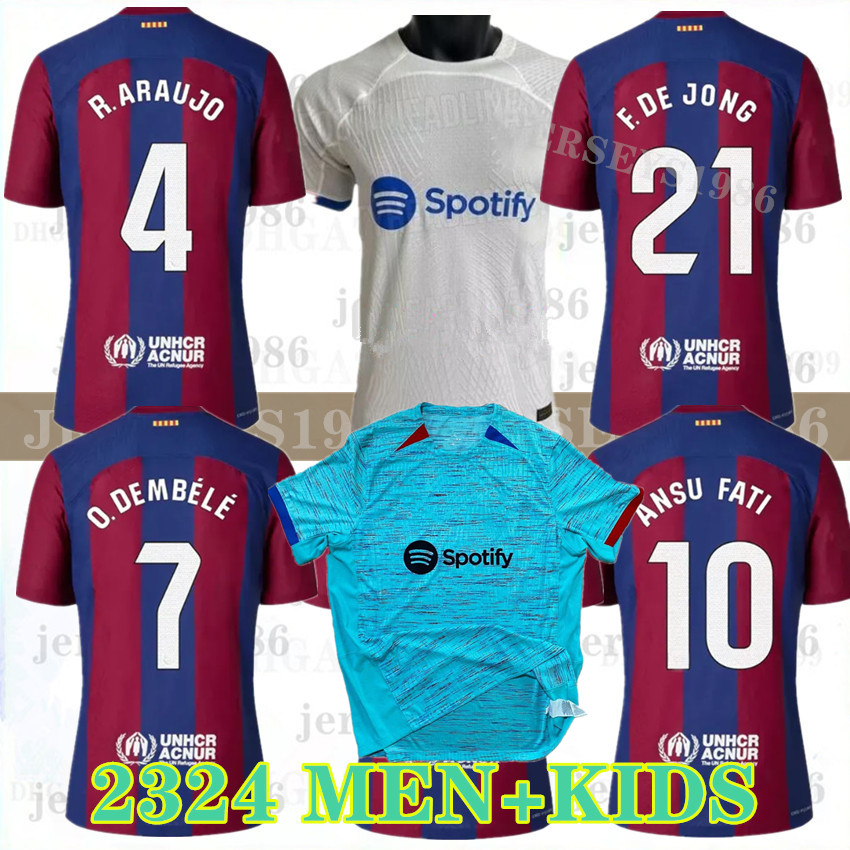 

23 24 PEDRI GAVI soccer jerseyS LEWANDOWSKI FC FERRAN camiseta de futbol ERIC barca RAPHINHA 2023 2024 ANSU FATI football shirt ROBERTO barcelona third men S 4XL, 2324