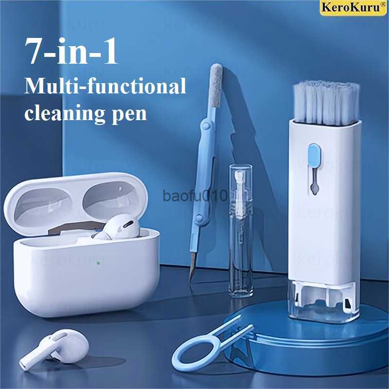 

7-in-1 Keyboard Cleaner Earphones Cleaning Pen Keycap Puller Set Multifunctional Cleaning Kit For AirPods iPhone iMac MacBook L230619