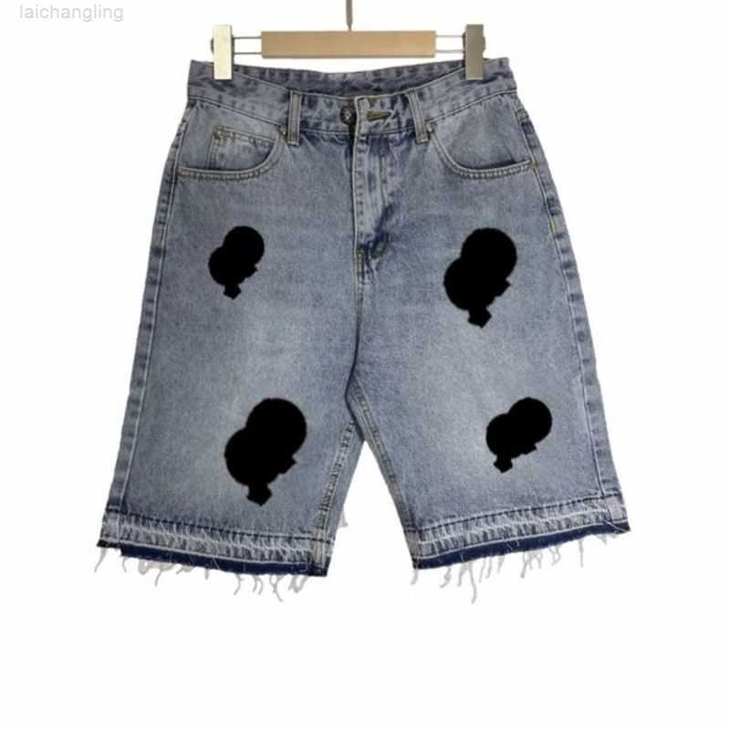 

Men's Shorts Summer Mens Chrome Cross Denim Chromees Hearts Designer Men Womens Fashion Heart European and American Hip Hopb07z8qwd