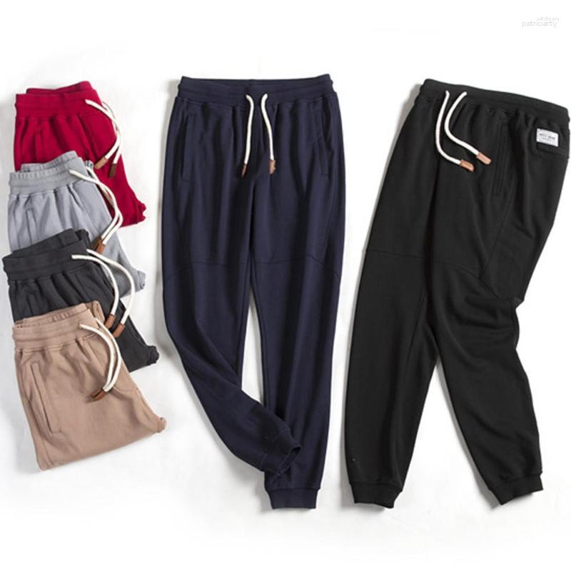 

Men's Pants Men's Japanese Brand Sports Men's Loose Bundled Foot In Spring And Autumn Solid Color Simple Casual, Gray