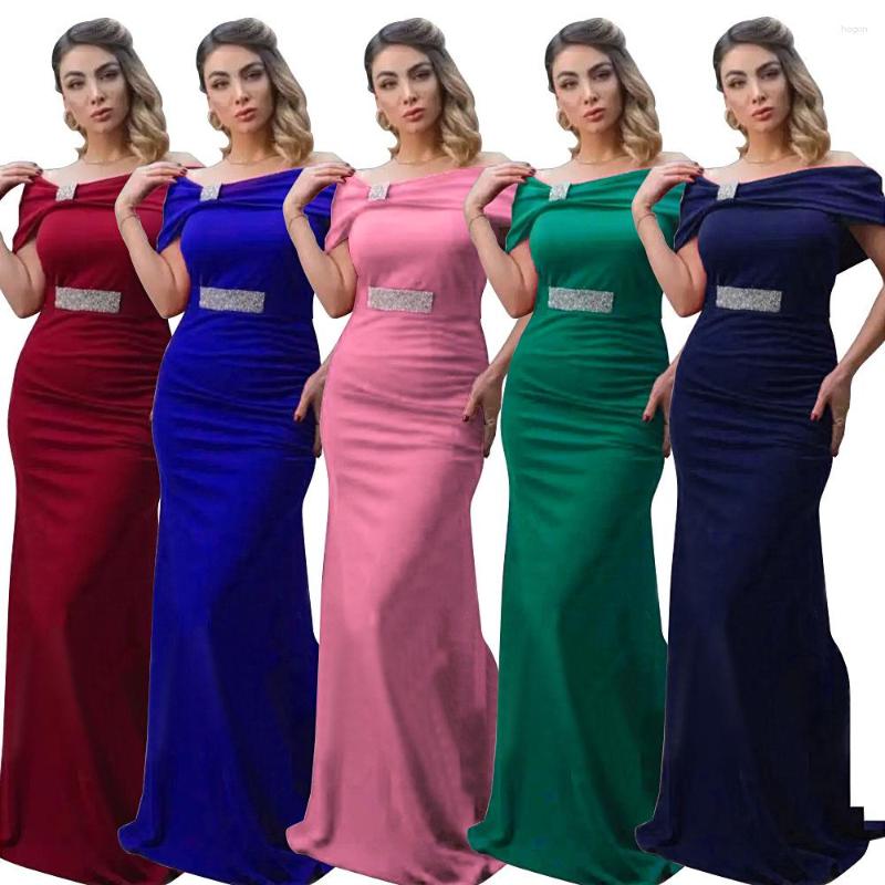 

Ethnic Clothing 2023 African Dresses For Women Summer Africa Pink Blue Green Elegant Wedding Party Long Dress Dashiki Robes