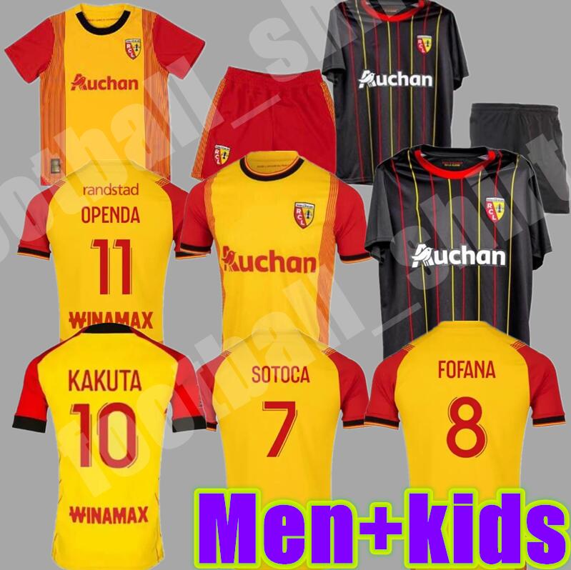 

23 24 RC Lens Sainte Barbe soccer jerseys OPENDA FULGINI SOTOCA FOFANA DA COSTA maillot de foot HAIDARA THOMASSON Gradit FRANKOWSKI 2023 2024 MACHADO football Shirts, Adult