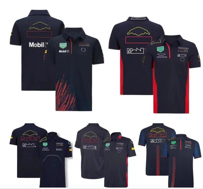 

F1 racing polo shirt summer new lapel T-shirt same style customization