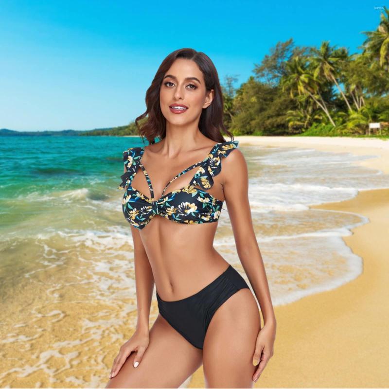 

Women' Swimwear Split Swimsuit Summer Fashion Print Bikini Sets