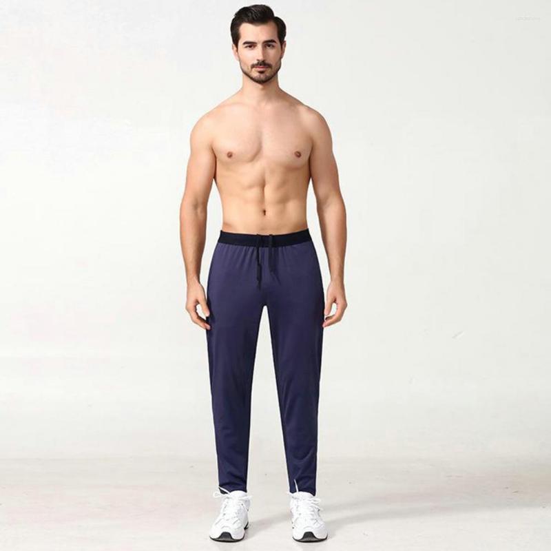 

Men' Pants Men Sweatpants Straight Comfy Activewear Pure Color Slim Fit Male Jogger Long Streetwear, Black