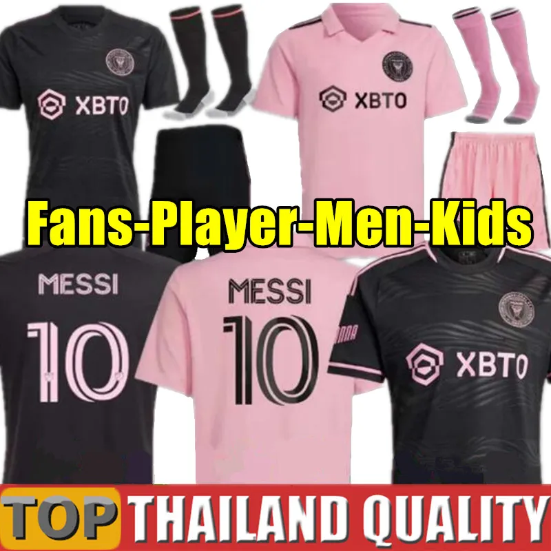 

2023 2024 Inter Miami Soccer Jerseys CF MESSIS Matuidi HIGUAIN CAMPANA YEDLIN BECKHAM MLS 23 24 football shirt men kids kits Player Fans version child uniform, 23/24 home - men