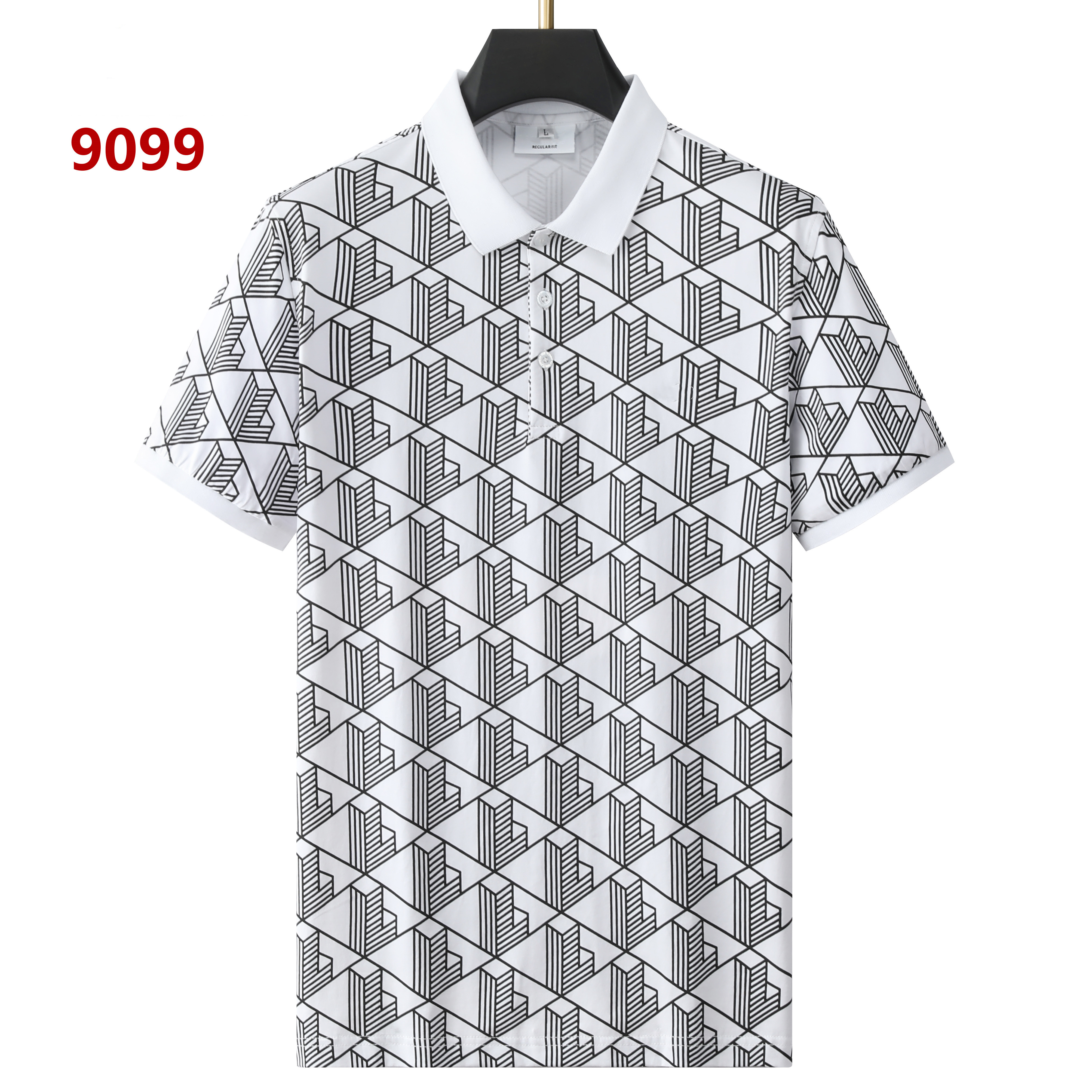 

2023Summer Clothes Luxury Designer Polo Shirts Men Casual Polo Fashion Snake Bee Print Embroidery T Shirt High Street Mens Polos Size M