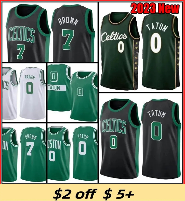 

2023 New Patch Basketball Jerseys 0 33 7 36 Bostons Celtices Jayson Tatum Larry Bird Jaylen Brown 22 23 Marcus Smart 5312