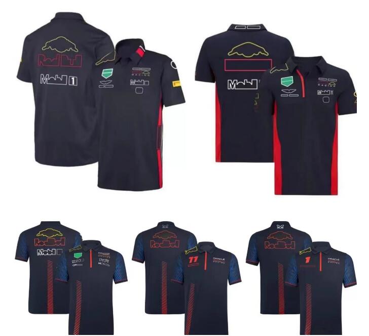 

F1 racing polo shirt summer team lapel T-shirt same style customization