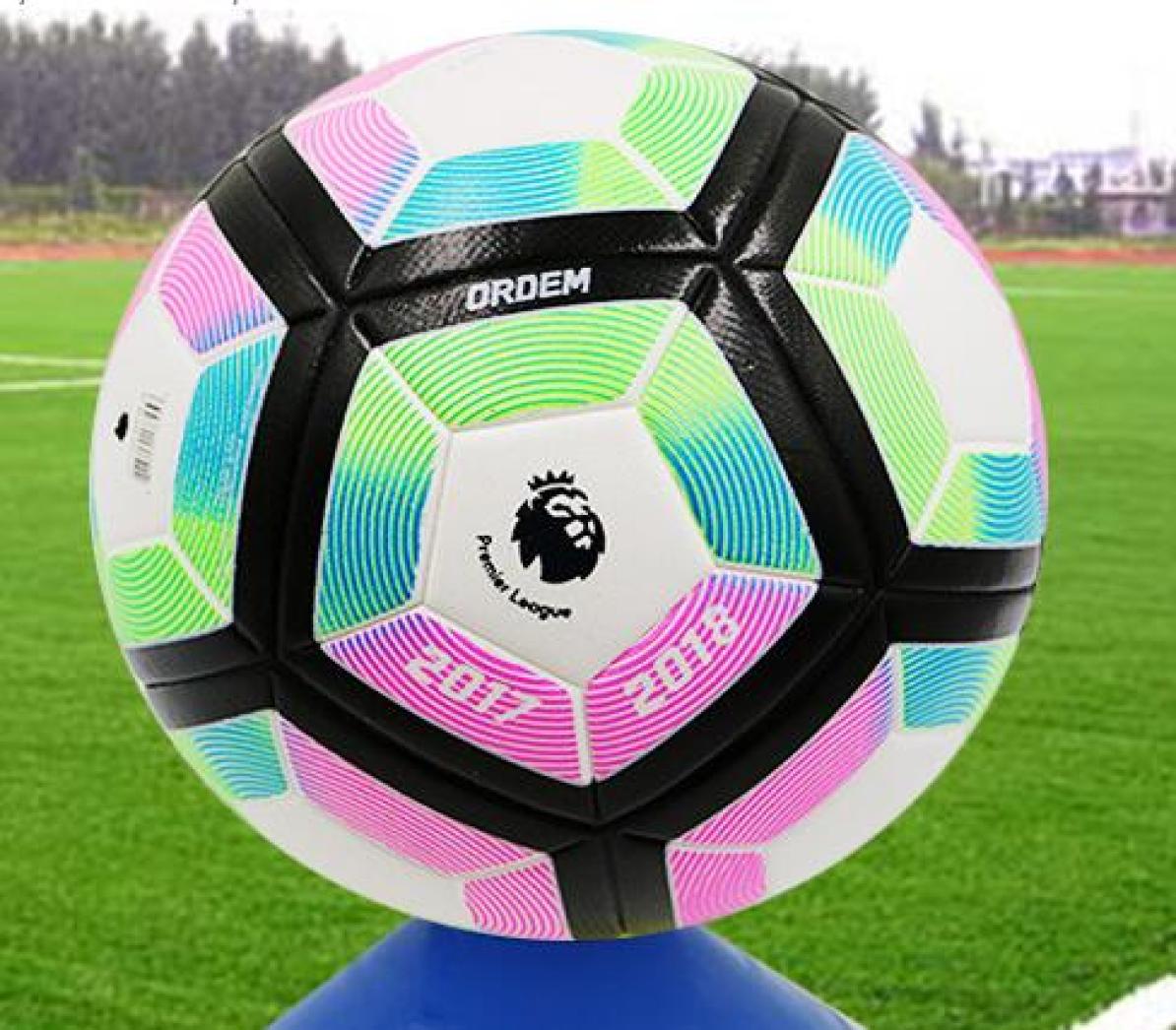 

New Soccer Premium Upholstery Football IndoorOutdoor Games Football PU Soccer Ball Official Size 52971520