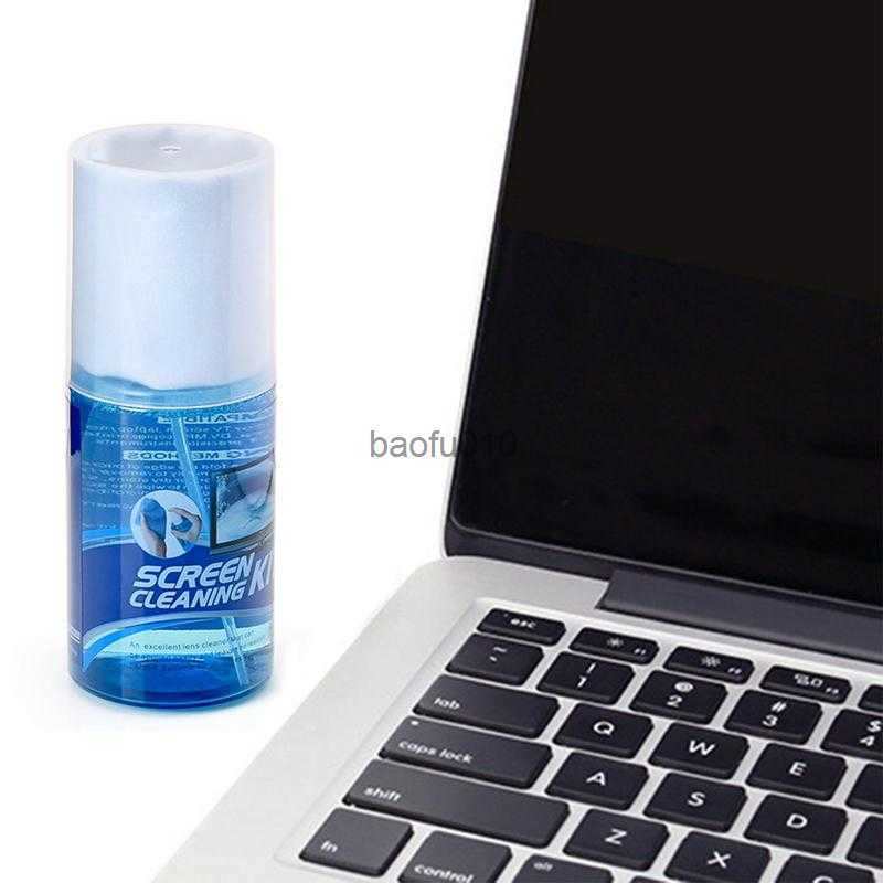 200ML Laptop Screen Cleaner Spray With Microfiber Cloth Gentle Screen Cleaning Agent For TV Phone Monitor Laptop Tablet Screen-image-879078962
