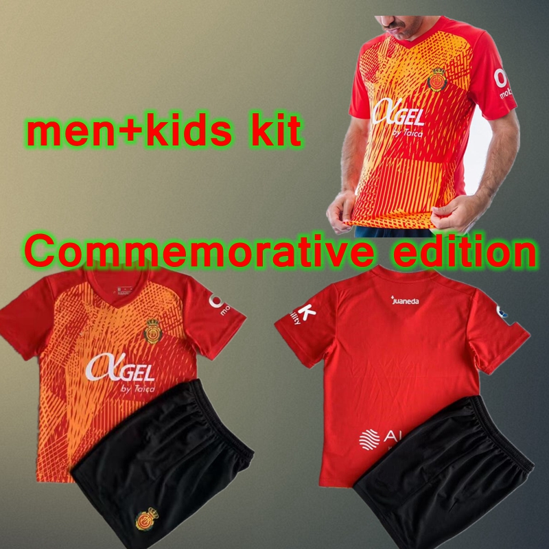 

2023 2024 RCD Mallorca Soccer Jerseys Men set Kids kit LEE MAFFEO SANCHEZ ABDON A. RAILLO VALJENT MURIQI BABA GRENIER COPETE 23 24 Mens Home Away kids kits Football Shirt, Adult shirt