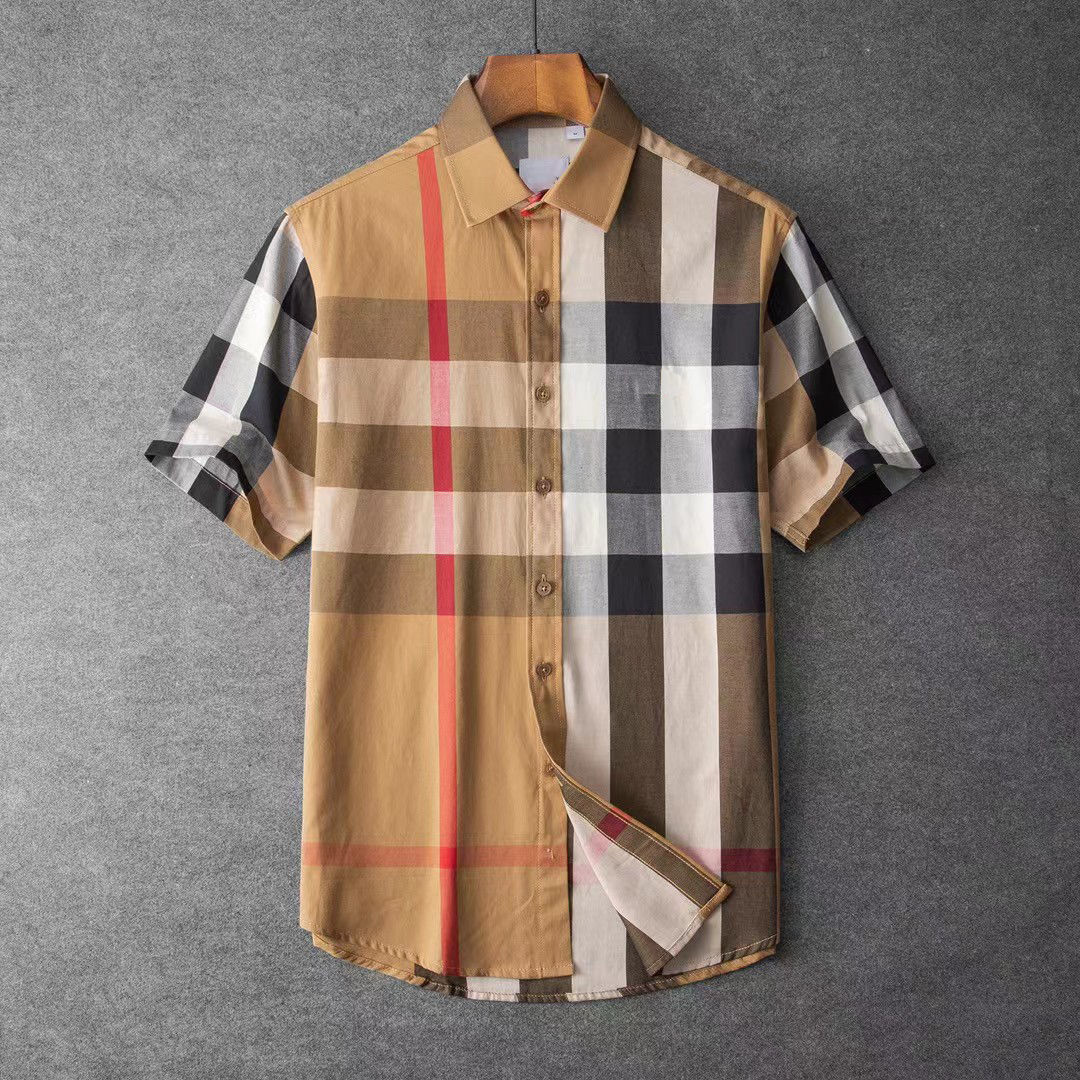 

Designer shirts mens lattice dress coat shirt Spring and summer embroidery fashion geometric print bowling shirt hawaii t shirt men slim fit Long sleeve variety