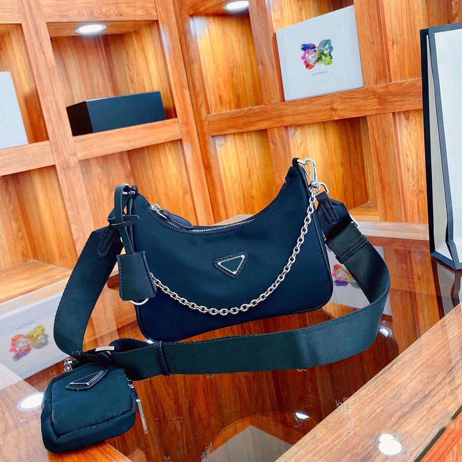 

fashion Black Nylon Shoulder Bag Crossbody Ladies Designer Handbags aslant Luxury Handbags Classic Design Crossbody Ladies Purse Wallet Underarm Trend Bag, Customize
