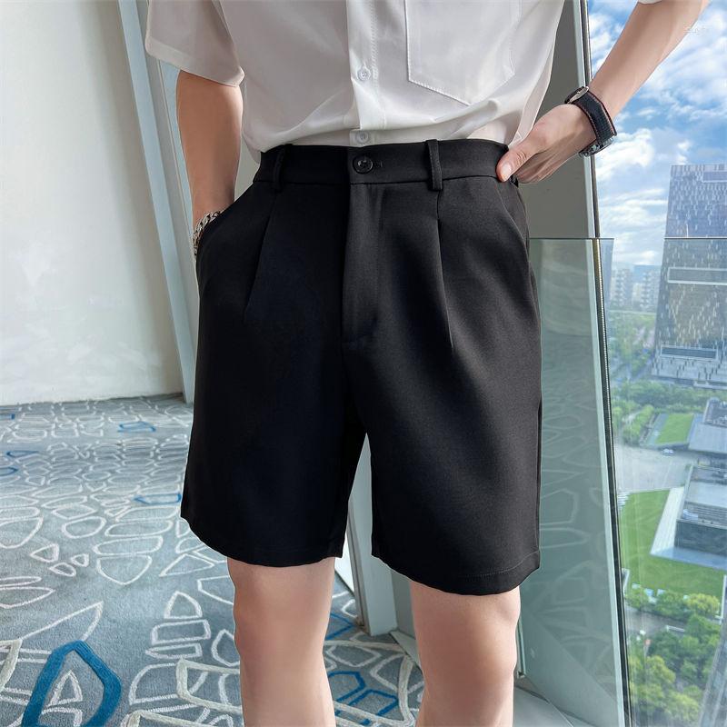 

Men's Shorts Male Bermuda Board Quick Drying Beach Men's Long Solid Color Summer Breeches 2023 Thin Trousers F30, Black
