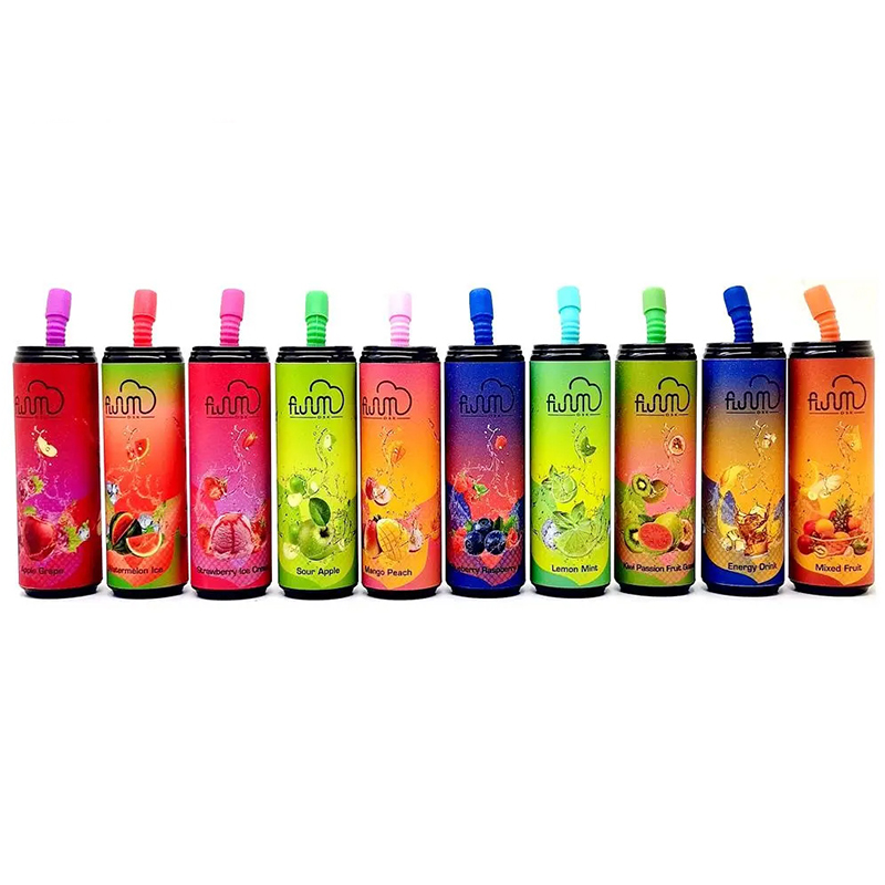

Fluumd Bar 6000Puffs Disposable Vape Pen E Cigarettes 15mlPodS 1100mAh Battery Rechargeable 0%2% 3% 5% Device Vaporizer Prefilled