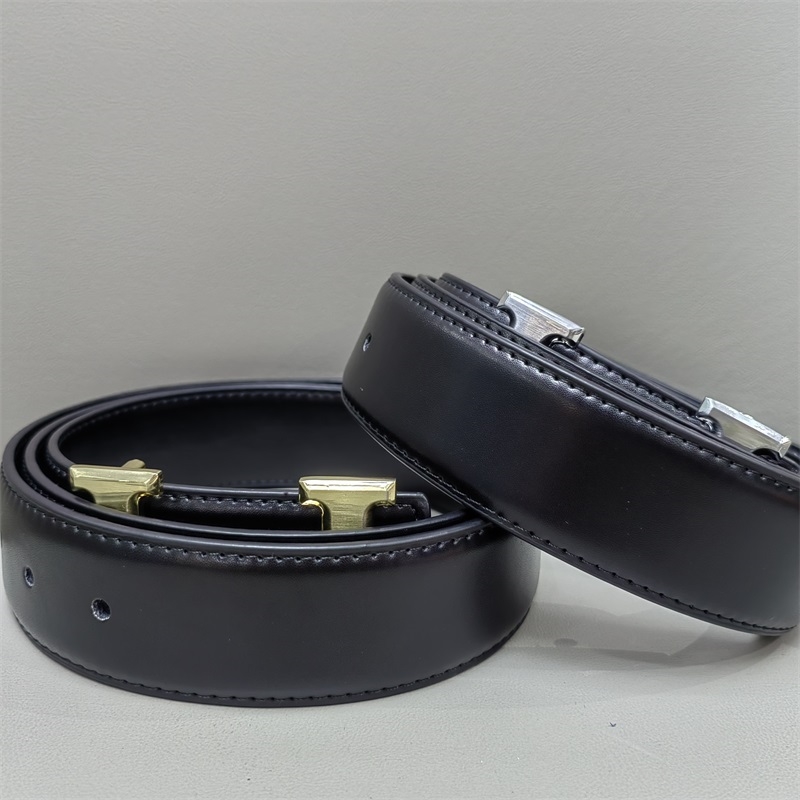

3.8cm mens belt leather designer belt daily causal exquisite reversible cintura for woman ceinture femme cinture matte buckles retro casual cinto ga03 Q2, Gold letter+black belt
