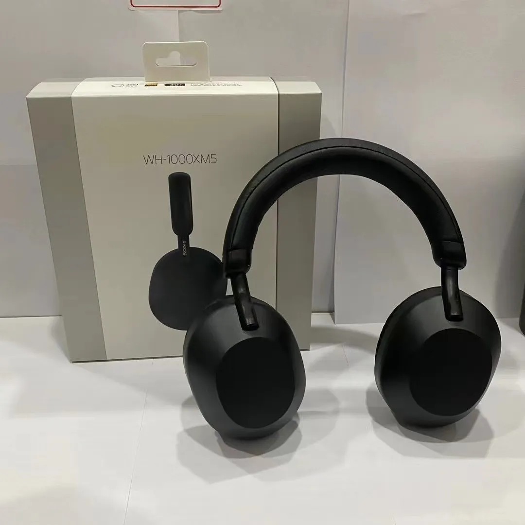 

2023 New for Sony WH-1000XM5 Wireless Headphones Headphones with Mic Phone-Call Bluetooth headset earphones mi sports bluetooth earphones Wholesale factories, Grey