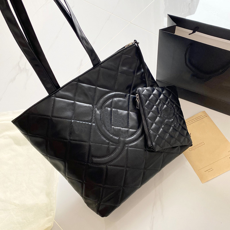 

Tote Bag designer bag Luxury Handbag women Crossbody bag Shoulder handbags Thread large capacity banquet Wallet fashion leisure for Celebrities gift style good, Black