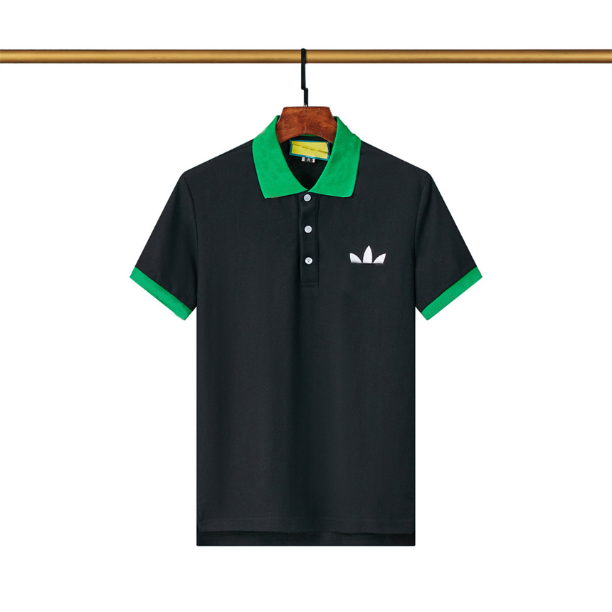 

Summer Designer Men'S T-Shirts Fashion Casual High-Grade 100% Cotton Breathable Wrinkle Resistant Slim Commercial Clothing Street Lapel Short Sleeve Clothes M-3XL