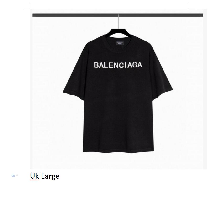 

balenciaga t shiirt size uk large mens black, Customize