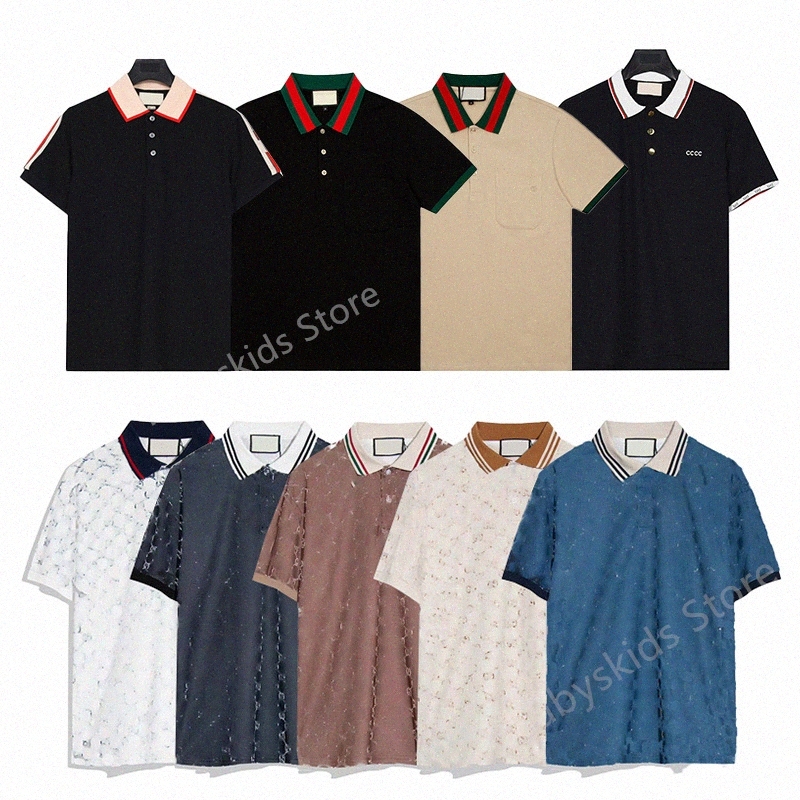

Designer Polo Shirts Mens Polos Casual T Shirt Letter Print Tees Men Women 2G Luxury Business Tshirt Short Sleeve Breathable Tops T Shirts Luxury Tshirts Cothing tees, [no brand shorts]-2