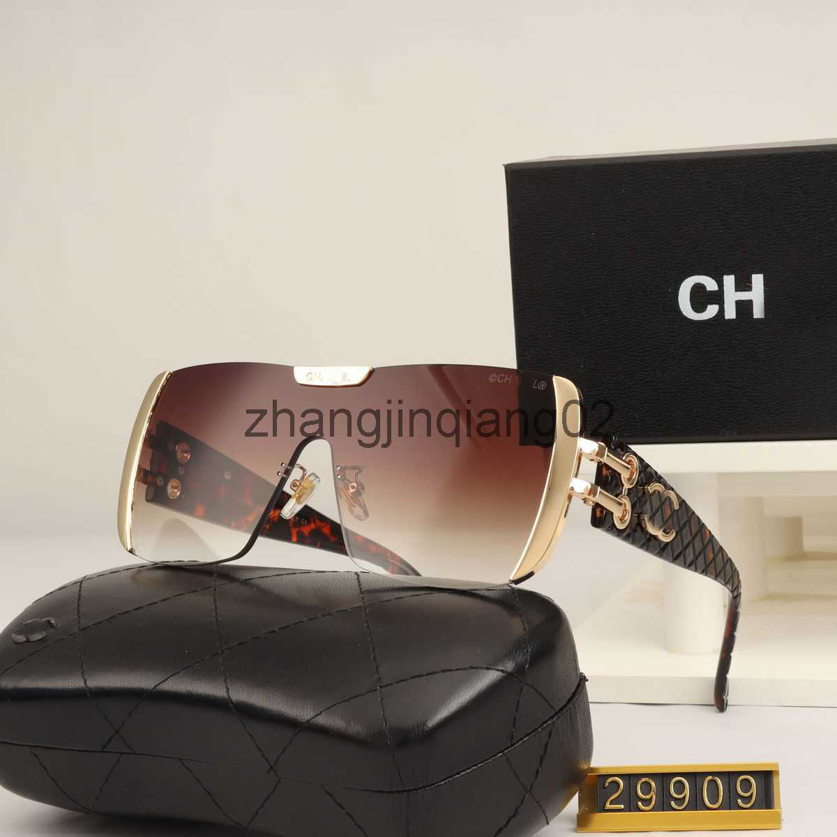 

Designer Channel Sunglasses Cycle Luxurious Fashion Sports Polarize Sunglass New Metal Trend Baseball Sport White Pink Sun glass