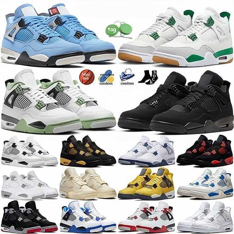

With box basketball 4s shoes jumpmans 4 Seafoam men women military shoes black cat 4 canvas taupe haze blue thunder oreos Midnight Navy Men Women Trainers Sports Sneak, 22