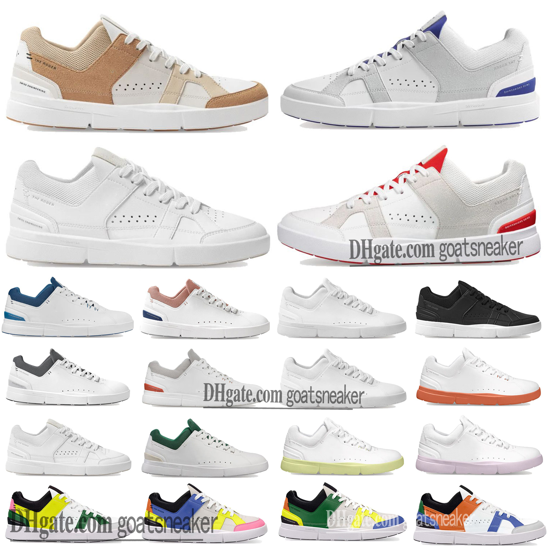 

Running shoes Cloud Federer The Roger Advantage black White Midnight Dustrose deep blue Lime rose pink hay cobalt pearl mens designer sneakers womens trainers