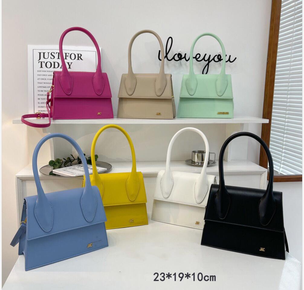 

JAQUEMUS Newest designer bags Women handbag crossbody bag sacoche muse fashion shoulder bag hand coin flap GIFT mini bag Candy color Handbag Summer Messenger Bags, Packing bag