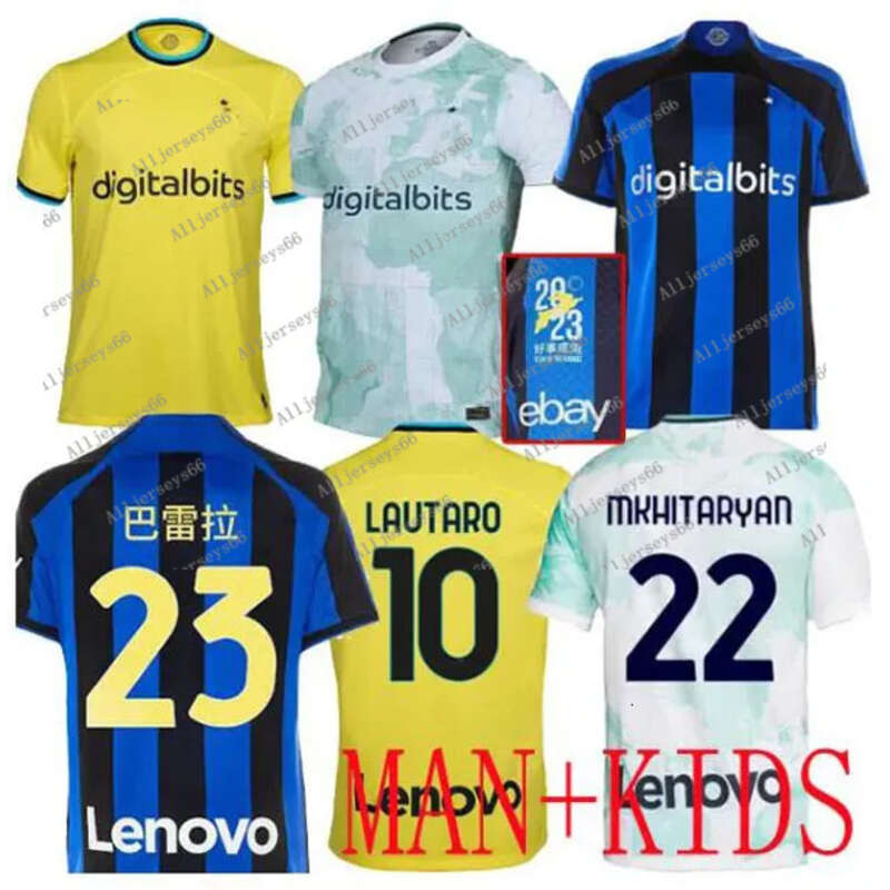 

2022 2023 Lukaku Soccer Jerseys Barella Inters Chinese New Year Dzeko S Lautaro Vidal J. Correa 22 23 Football Shirt Calhanoglu, Third away kids
