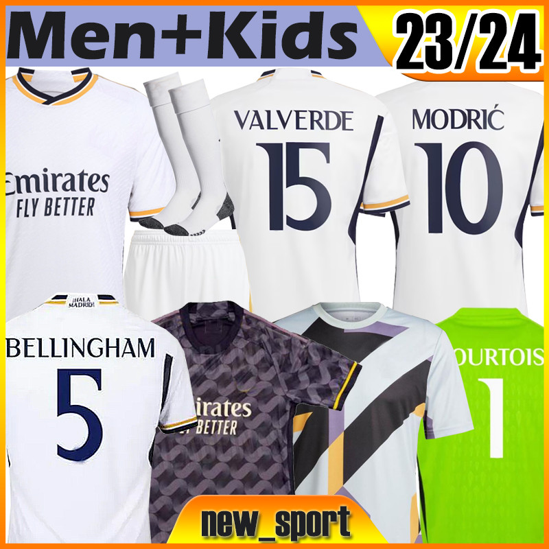 

4XL 23/24 BELLINGHAM Finals soccer jerseys MBAPPE #9 Real VINI JR fans player champion version CAMAVINGA MODRIC ALABA TCHOUAMENI VALVERDE men kid kit football shirt, 23 24 goalkeeper patch