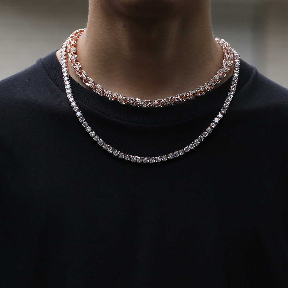 

Layaway and Financing Iced Out S925 Sterling Silver Moissanite Cuban Link