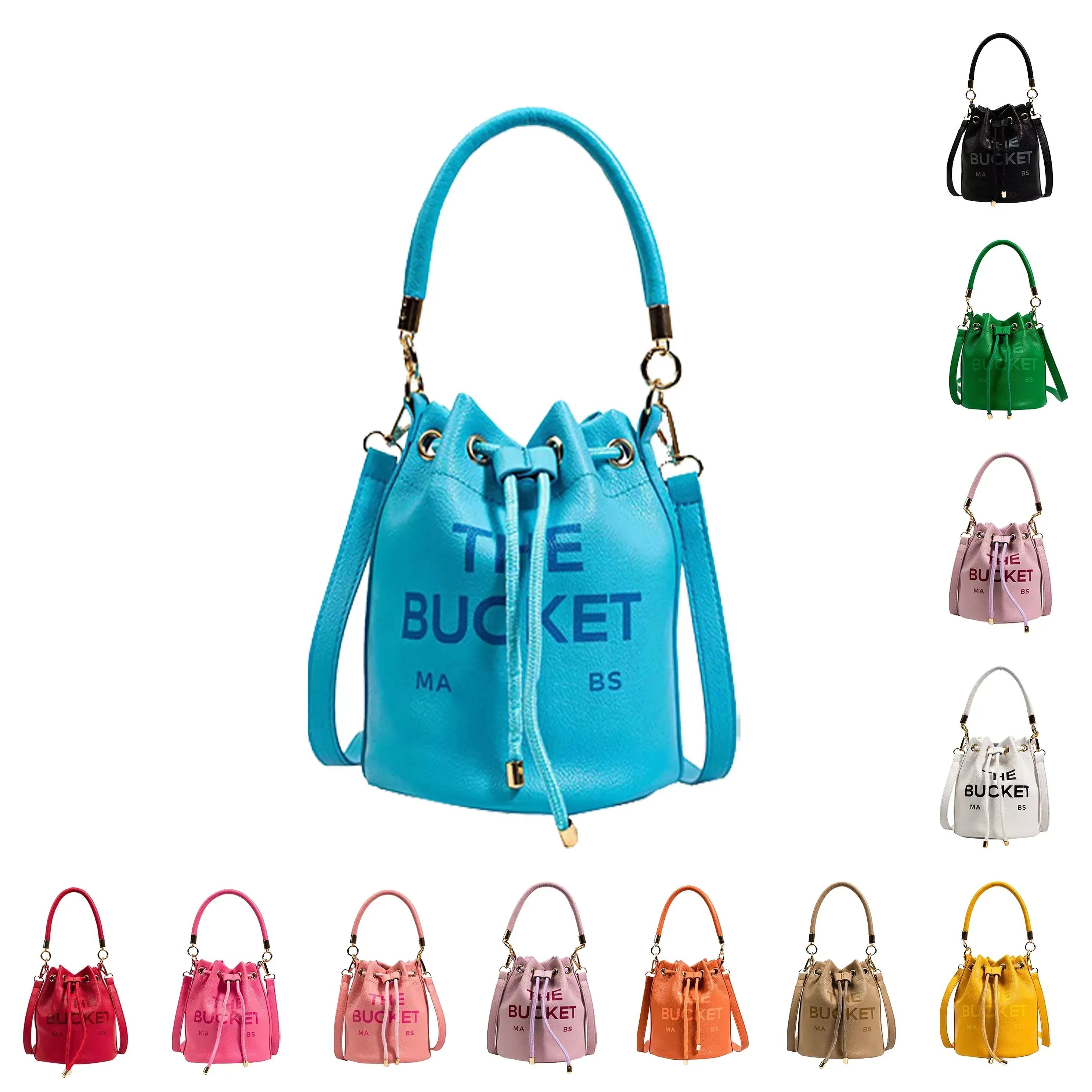 

crossbody designer bags luxurys handbags Women's Bags Classic marc Cannes Modeling leather mini bag cross body Bucket Bag, 1-14*14*17cm
