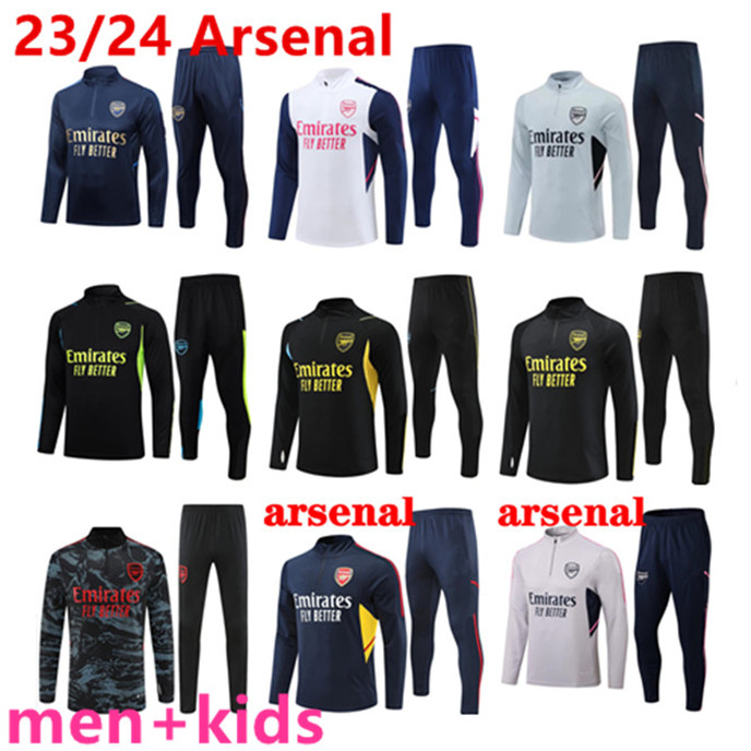 

2023 2024 Arsen tracksuit 22 23 24 Arsen al jerseys tracksuit Gunners training suit Football soccer ODEGAARD THOMAS TIERNEY SMITH ROWE Transport Men Kids kit, 10