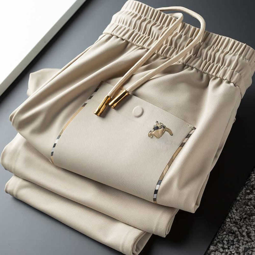 

Plus Size Men Casual Pants Tb Warhorse 3d Embroidered Trousers Bur Designer Sport Loose Oversize Sports Sweatpants 4xl 5xl, Black