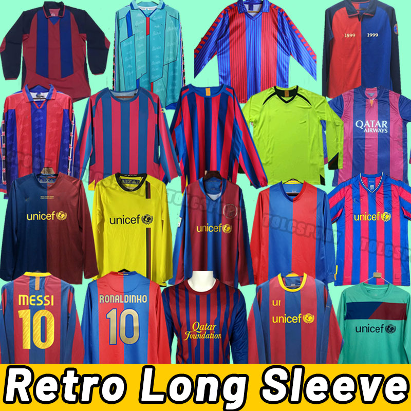 

Long sleeve Retro Barcelona soccer jerseys barca XAVI RONALDINHO RONALDO GUARDIOLA Iniesta finals classic football shirts 03 04 05 06 07 08 09 10 11 12 91 92 14 15, 100th