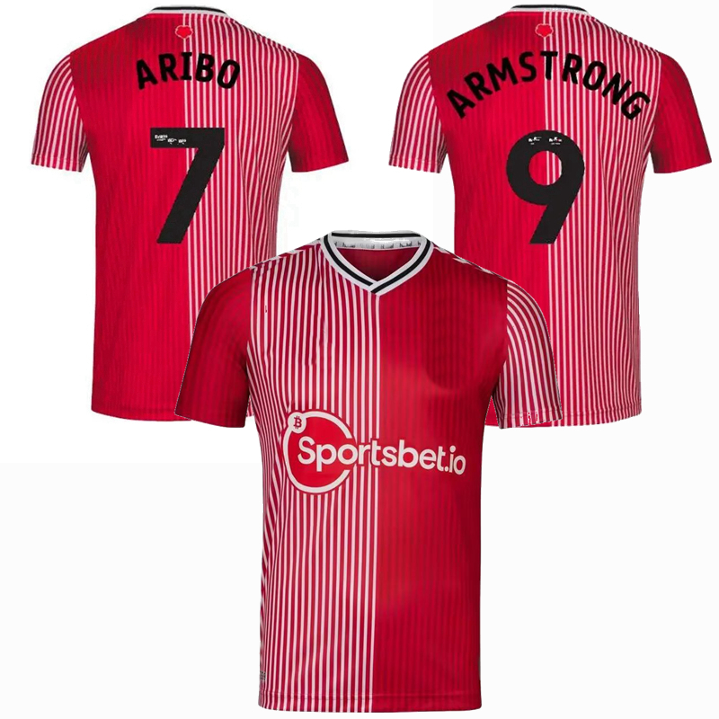 

2023 2024 Adams ARMSTRONG Soccer Jerseys DJENEPO LIVRAMENTO ELYOUNOUSSI REDMOND LAVIA SULEMANA Walcott ALCARAZ Ward-Prowse BELLA-KOTCHAP 23 24 shirt football, Home
