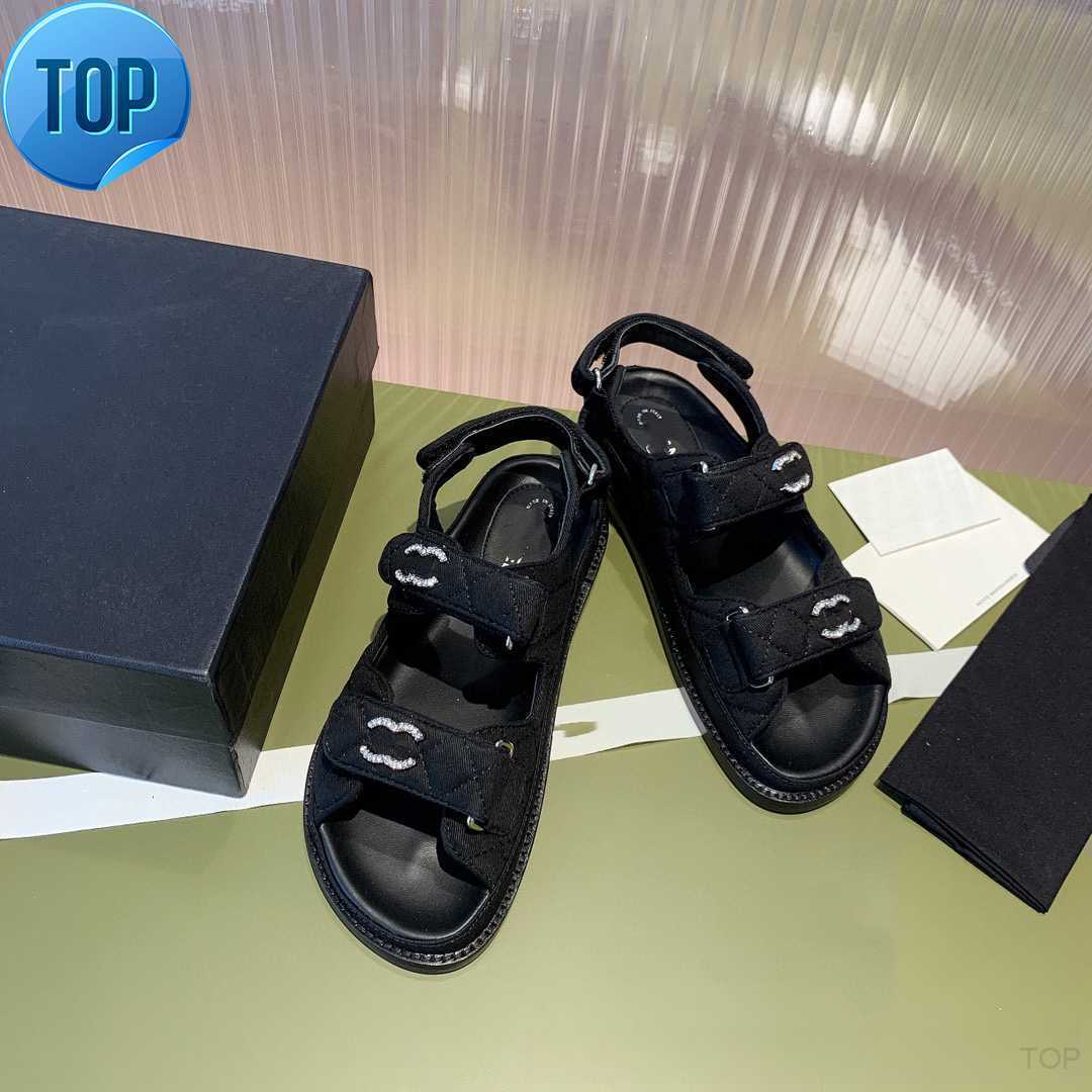 

Designer Women Sandales Slingback Platform Dad Sandals Shoes Leather Calf quilted Slides Summer grandad luxury sandal circular Beach Buckle Strap jackdhstHH