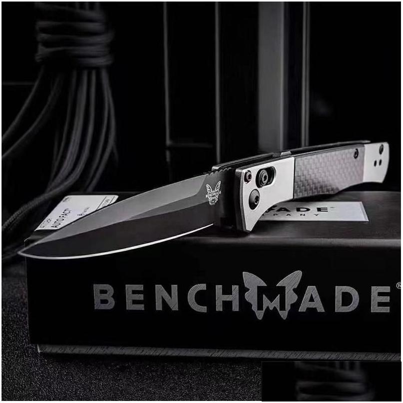

Camping Hunting Knives Cam Benchmade 4170Bk Bm 4170 Fact Folding Knife 3.95 S90V Blade Carbon Fiber Aluminum Handles Knifes 940 Xmas Dhckv