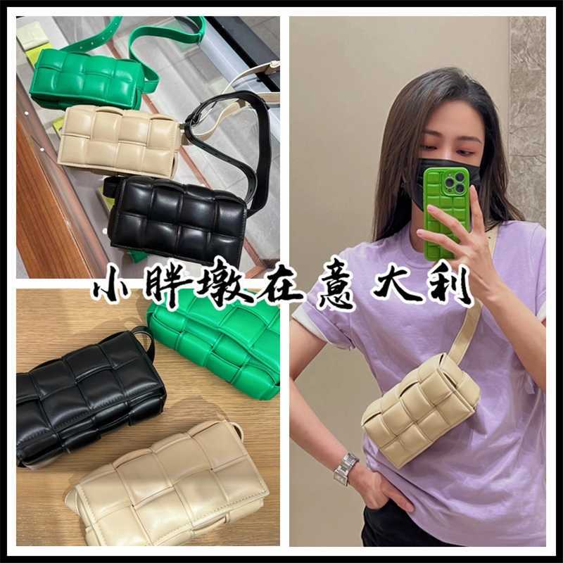 

Bag Tote Bottegas Italian Bot Tega Baodie Family Women's Cassette Woven Pillow Diagonal Straddle Venetas Handbags Zc