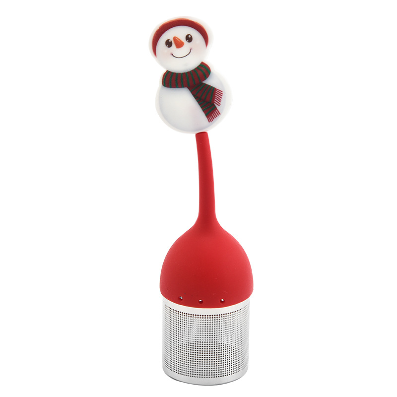Christmas Tea Infusers Silicone Tea Strainers Filters for Brewing Dishwasher Safe Decor