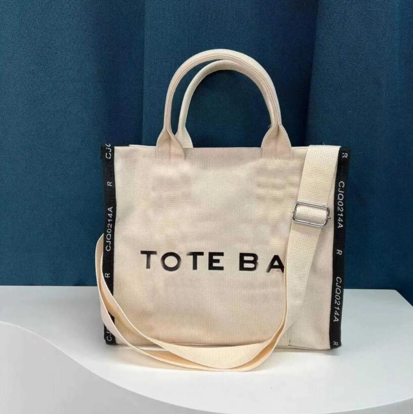 

The Tote Bag Lady Famous Designer Canvas Messenger Shopping Bags Cross body Shoulder Bags Handbags Women Totes purse Wallets plain with logo patch on back, Customize