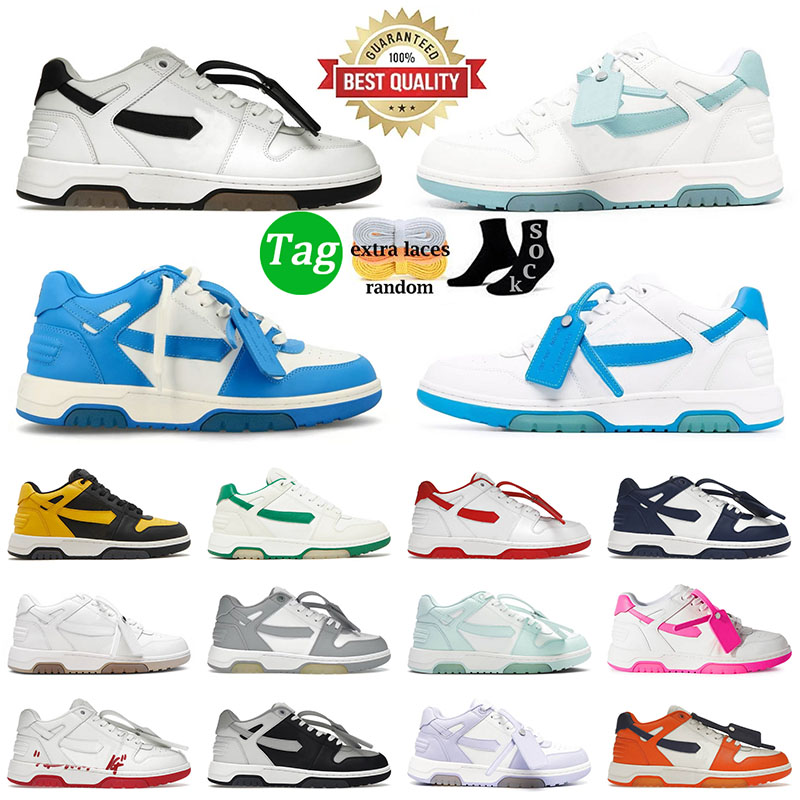 

Topest Quality Out Of Office Women Men Casual Shoes Platform Board Shoe white Low arrows Lace-up Lows tops Mint green Chunky Off Falt Sneaker skateboard Trainers, White blue (1)