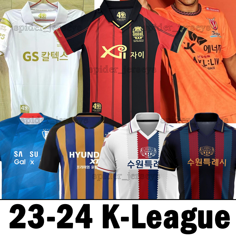 

2023 2024 FC Seoul Soccer Jerseys Dong-Jin Park Stanislav Iljutcenko Ui-Jo Hwang Sang-Hyeob Ulsan Na Aleksandar Suwon Bluewings 23 24 Jeju United Football Shirts, Weishanxiandai 23-24 away