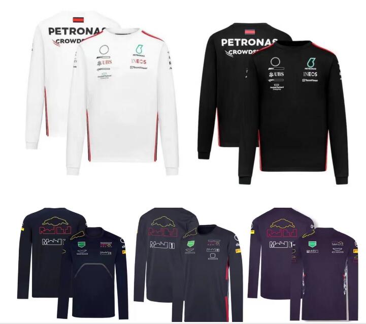 

New F1 racing long-sleeved T-shirt summer team outdoor sports jersey the same style custom