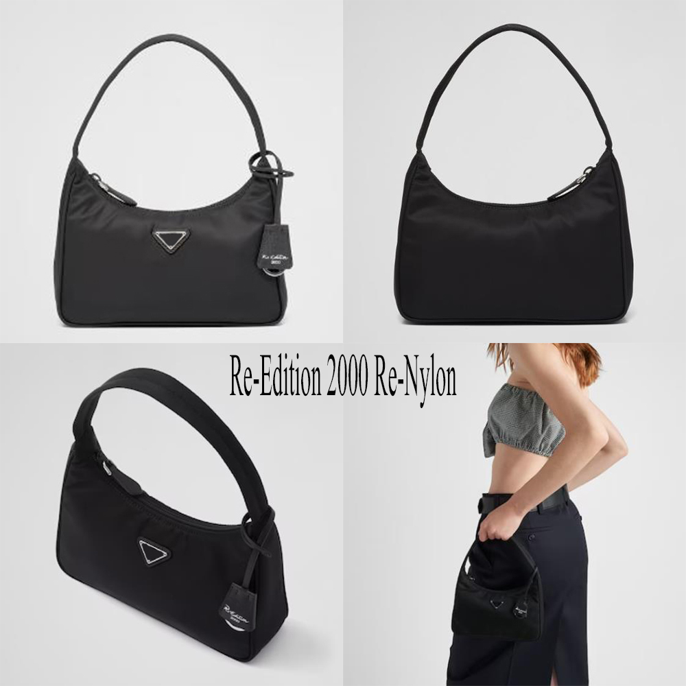 

Re-Edition 2000 Re-Nylon designer bag women tote bag wallet Multifunctional large capacity underarm bag, #1