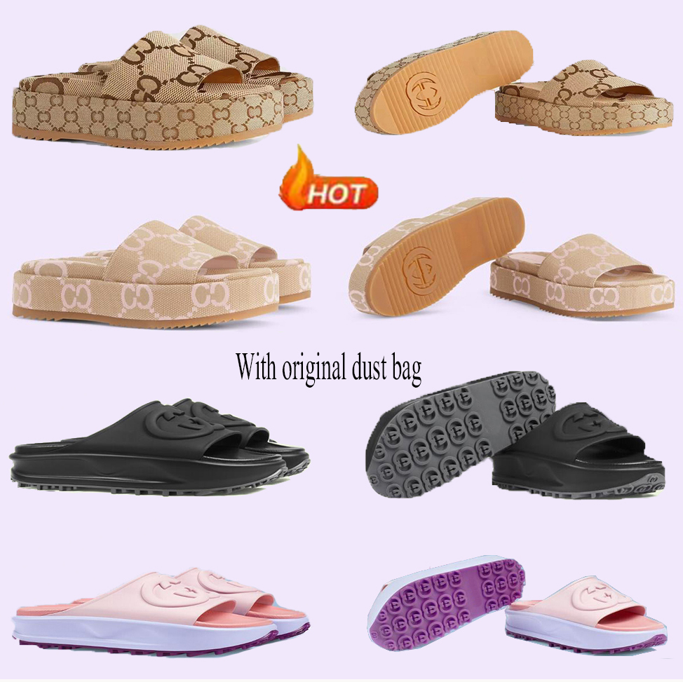 

Luxury Slippers Slide Brand Designers Women Ladies Hollow Platform Sandals Women's Slide Sandal With Lnterlocking G Lovely Sunny Beach Woman Shoes Slippers, #25